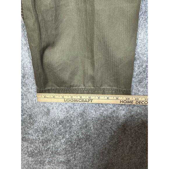 Gander Mountain Cargo Pants‎ Mens Size 42x32 Green Cotton Pockets Straight Leg - Picture 7 of 10